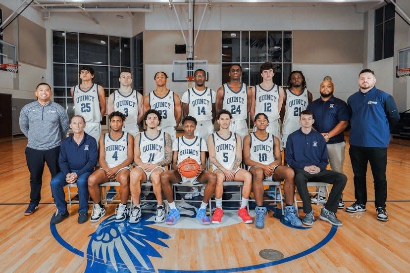 The 2022-23 Quincy College men's basketball team.