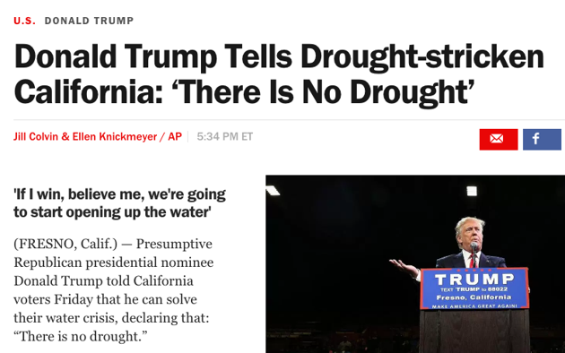 AP story, <a href="http://time.com/4351330/trump-california-no-drought" rel="nofollow noopener" target="_blank" data-ylk="slk:in Time;elm:context_link;itc:0;sec:content-canvas" class="link ">in Time</a>