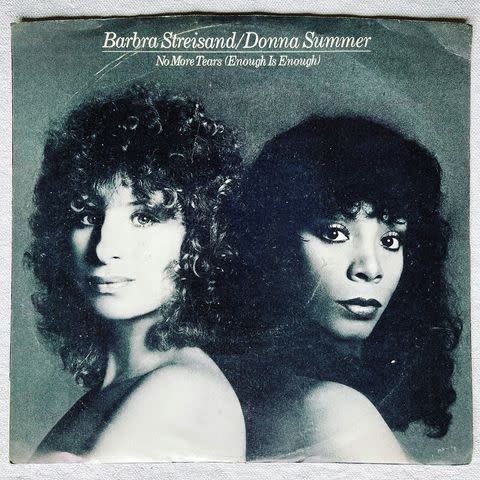 <p>Alamy</p> Barbra Streisand and Donna Summer in 1979