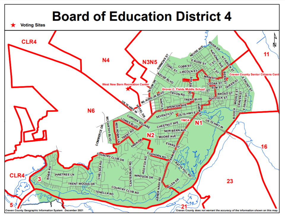 Craven County Board of Education District 4