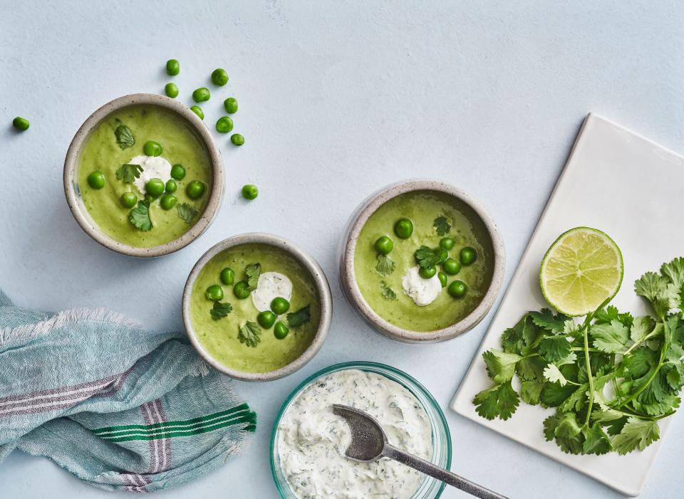 Sweet Pea-Avocado Soup