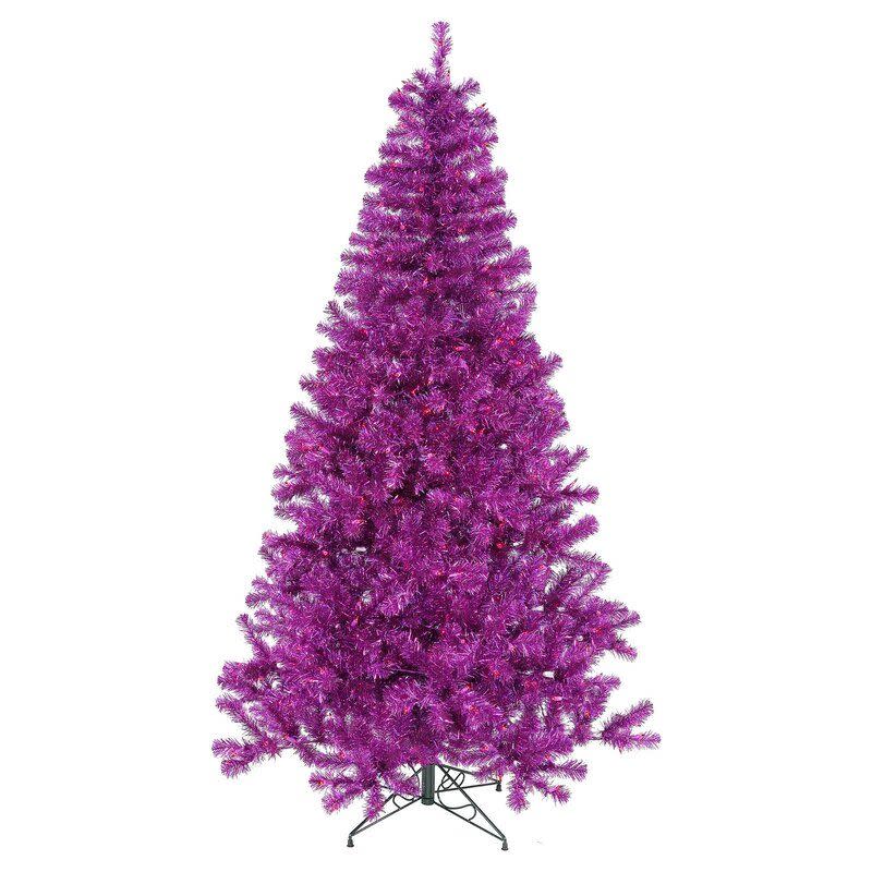 20) 6' Unlit Purple Pine Artificial Christmas Tree