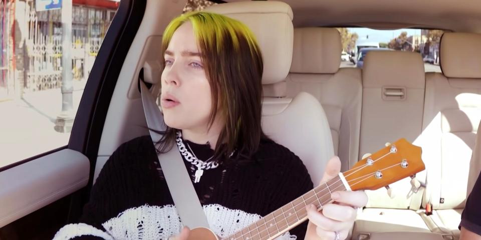 billie eilish carpool karaoke