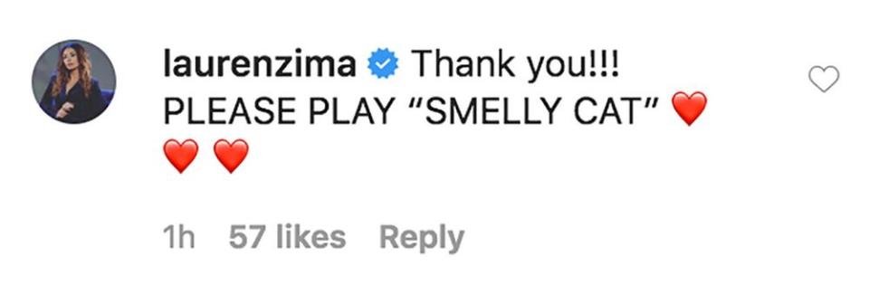 Lauren Zima's comment on Lisa Kudrow's Instagram post | Instagram