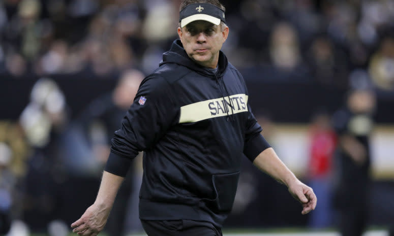 sean payton before the saints-rams game