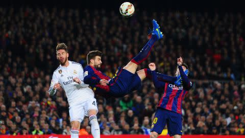 Sergio Ramos Gerard Pique Barcelona Real Madrid Clasico