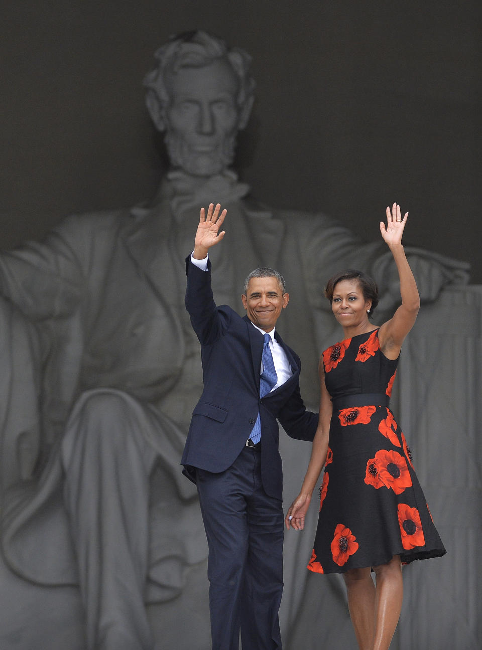 The former first lady&nbsp;wore this Tracy Reese dress on Aug. 28, 2013, while commemorating the 50th anniversary of the March on Washington.