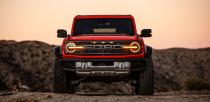 <p>Up front there are a Ford Performance steel front bumper with integrated tow hooks, removable bumper end caps, and Rigid LED fog lamps.</p>