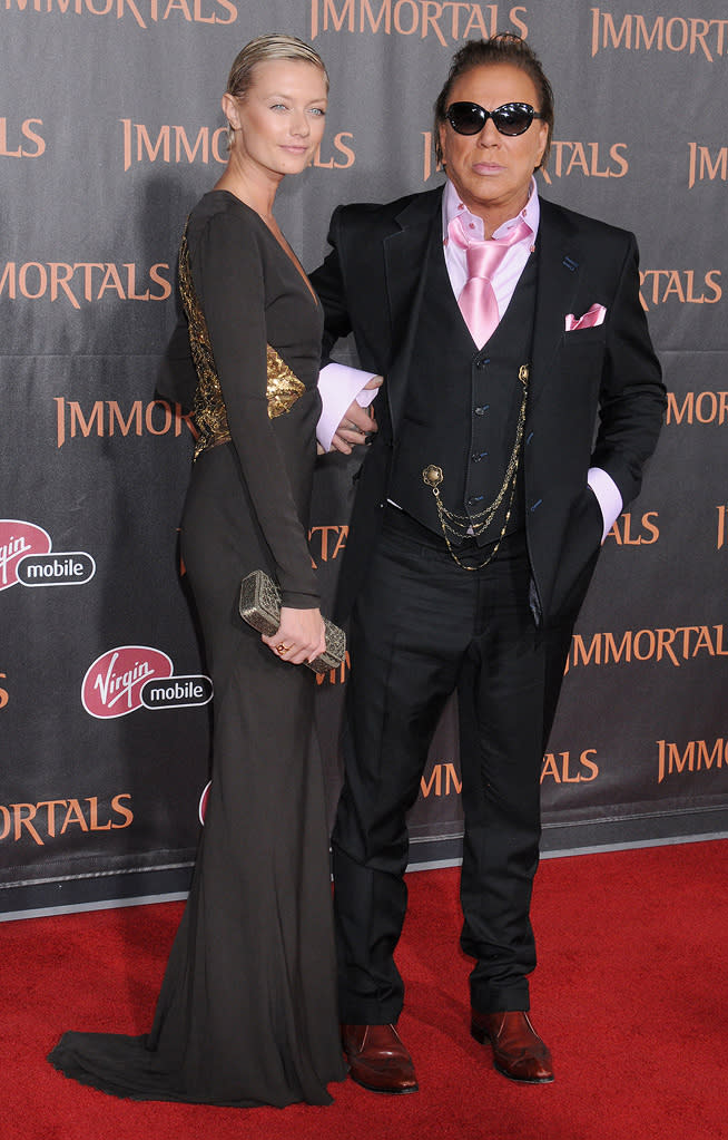 Immortals 2011 LA Premiere Mickey Rourke