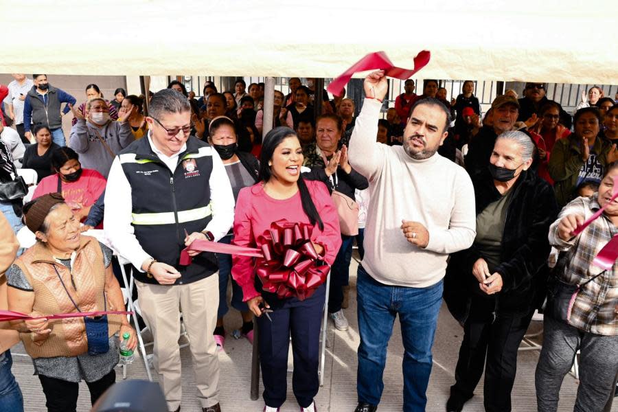 Montserrat Caballero invirtió más de 2 millones de pesos en inauguración de calle Tlatelolco
