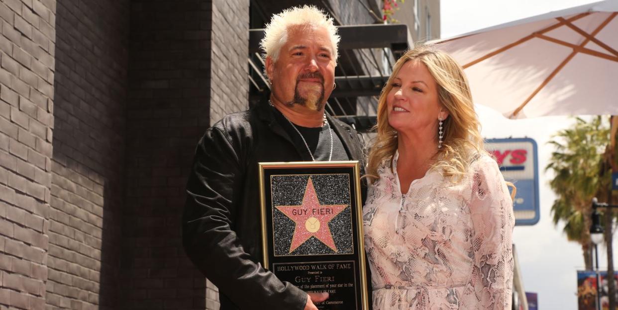 guy fieri honored with a star on the hollywood walk of fame, los angeles, usa 22 may 2019