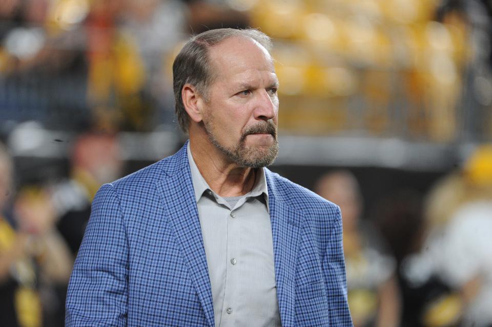 Bill Cowher at a Steelers game at Heinz Field in Pittsburgh, Sept. 30, 2019.