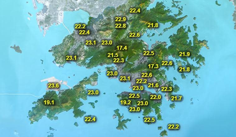 本港地區今日天氣預測大致多雲。日間部分時間有陽光及炎熱，市區最高氣溫約28度，新界再高一兩度。(香港天文台)