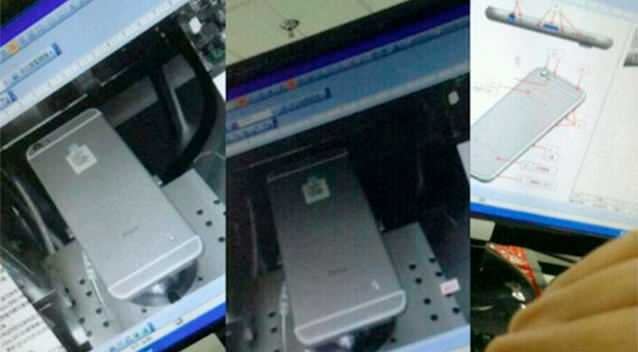 An anonymous user on the Chinese social networking site Sina Weibo posted the above three images, all of which purport to show the housing, or outside shell, of the new iPhone. Photo: Weibo.