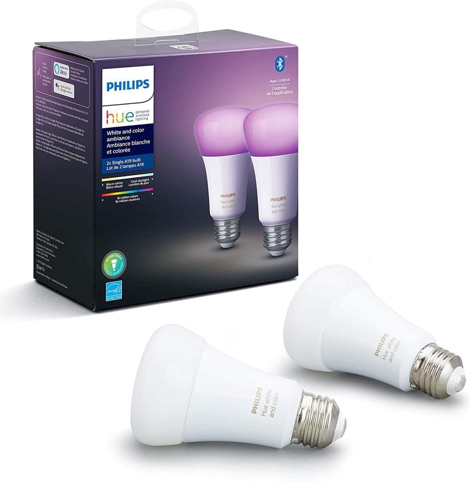 Hue White and Color Ambiance Smart Bulbs