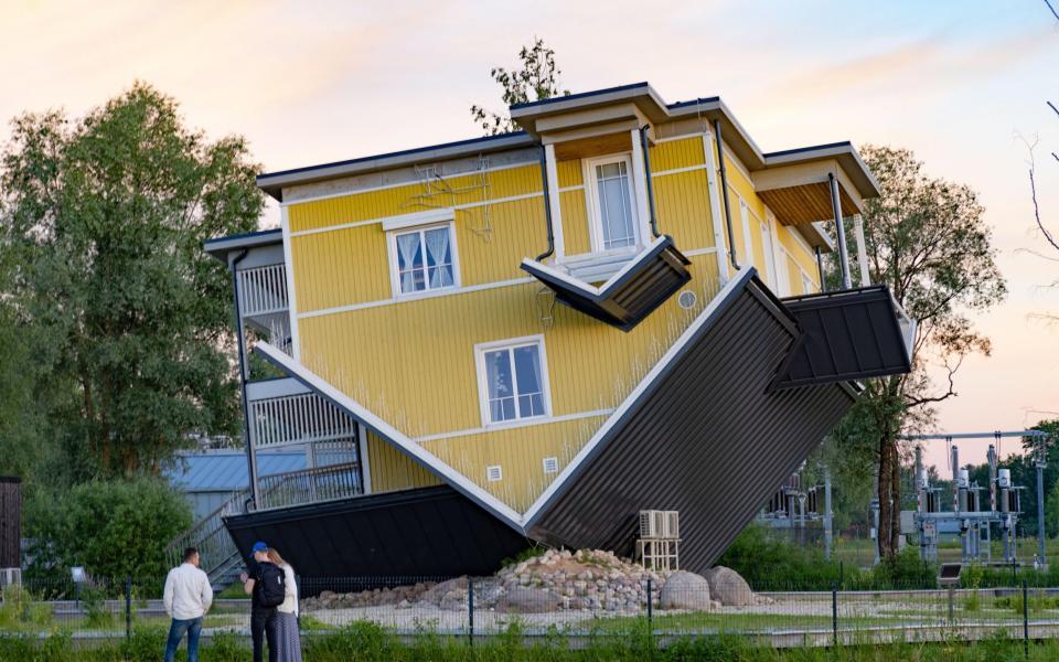 Tartu's attractions include The Upside Down House