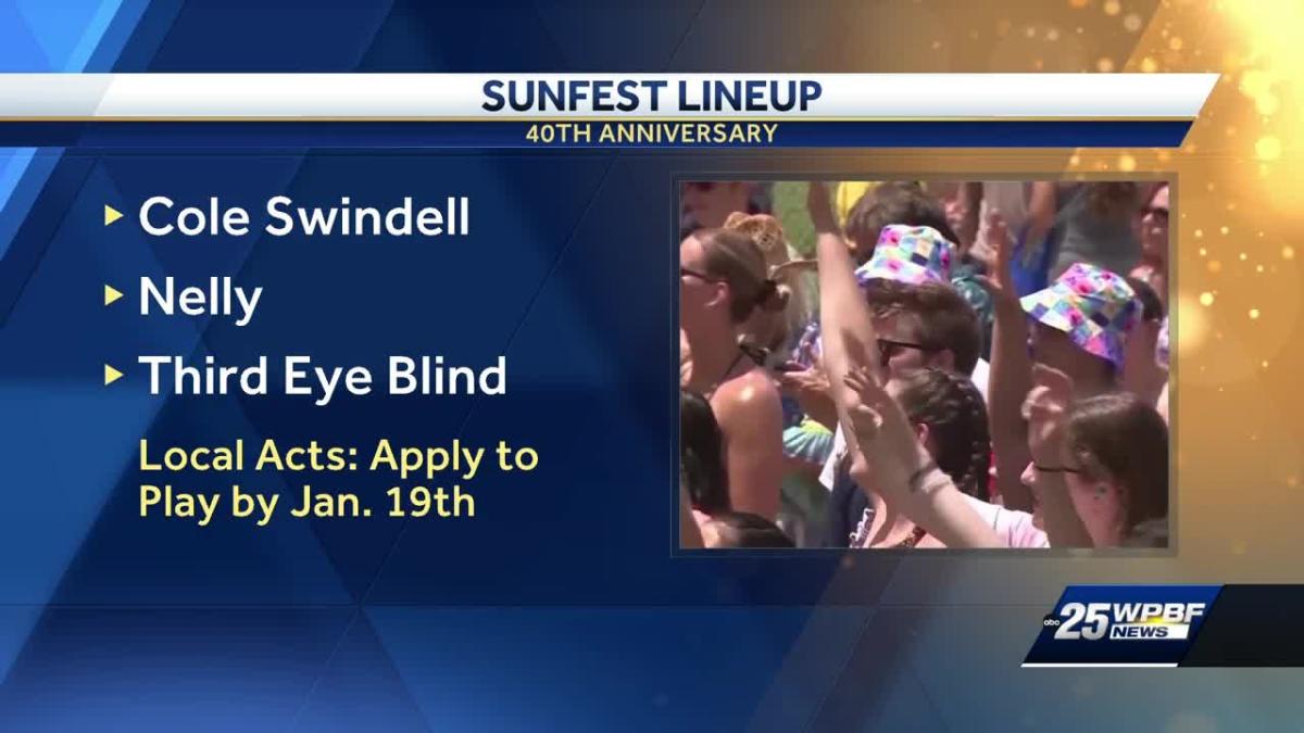 Lineup announced for SunFest 2024