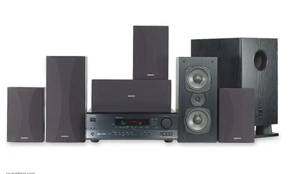 A 5-speaker surround sound system 