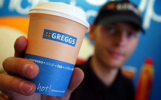 A Greggs coffee cup - Daniel Jones