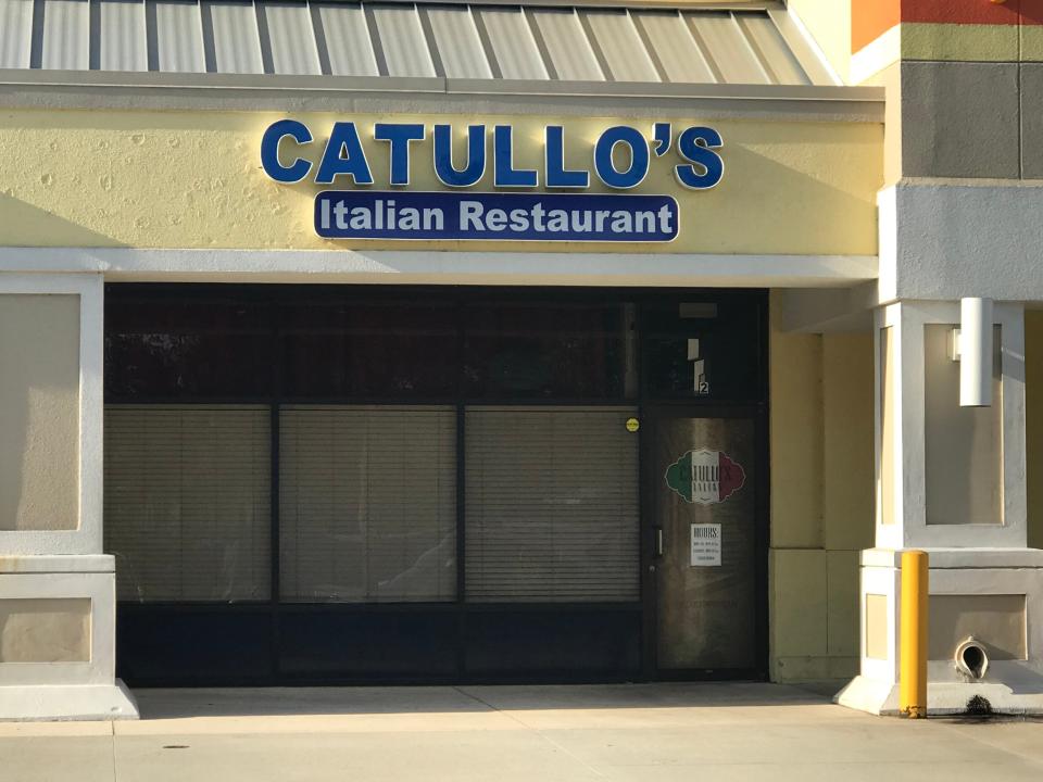 The original Catullo's Italian Restaurant, 1650-2 S. San Pablo Road in Jacksonville.