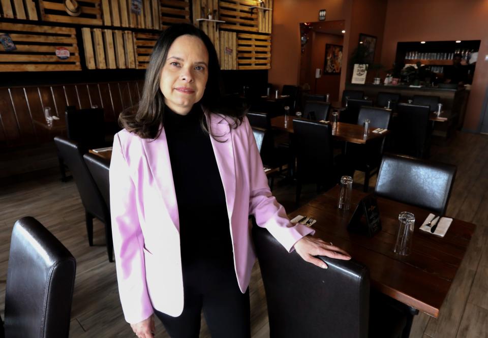 Zoraida Conde, owner of Punta Cana in Nyack photographed on Thursday, April 21, 2022.