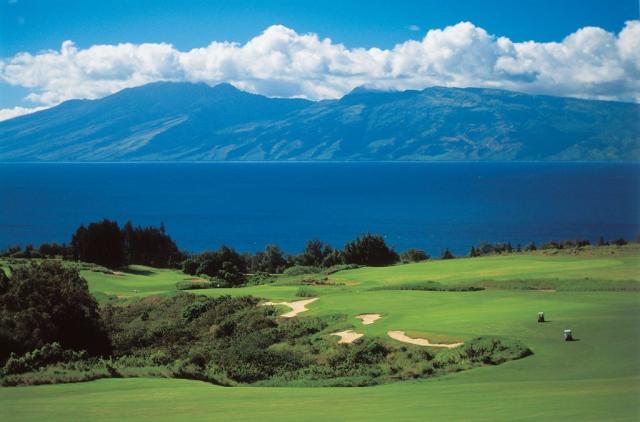 best golf course in the world plantation course maui