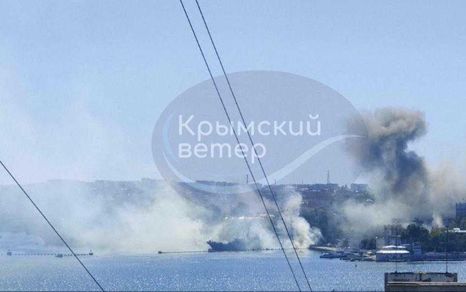 Russia Black Sea Fleet Under Attack (Crimean Telegram channel)