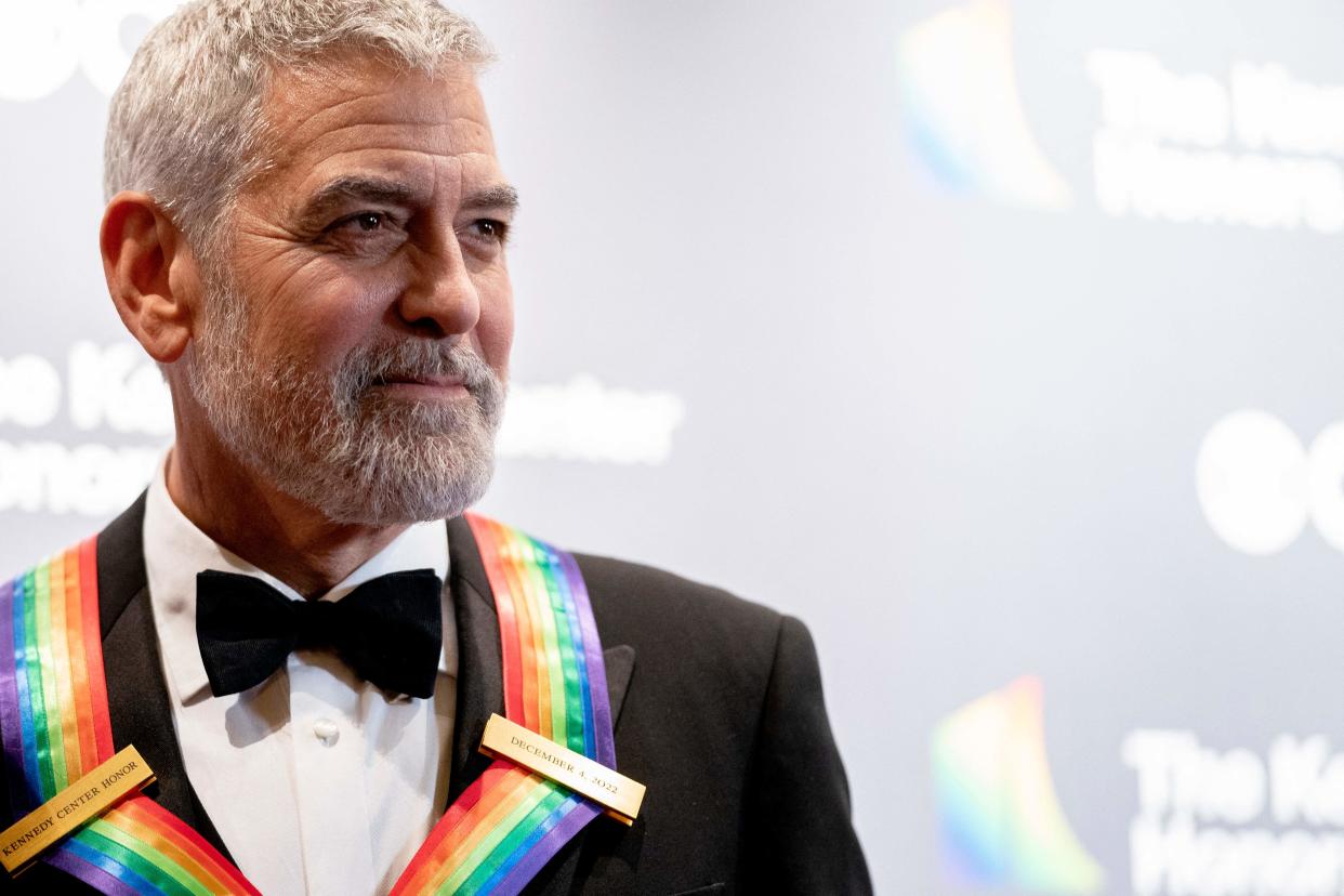 George Clooney was a 2022 inductee at the 45th Kennedy Center Honors at the John F. Kennedy Center for the Performing Arts in Washington, DC, on Dec. 4, 2022.