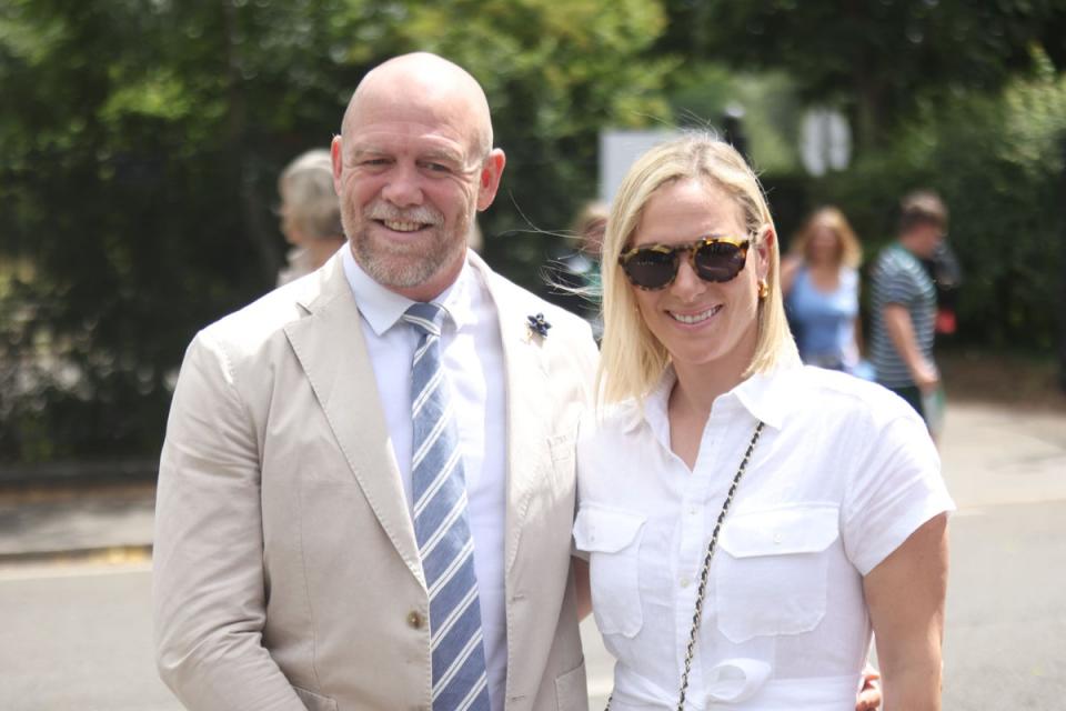 Zara Phillips and Mike Tindall (PA Wire)