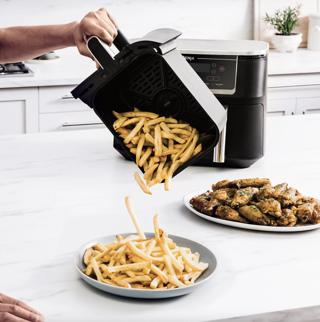 Ninja Foodi FlexDrawer Dual AF500UK Air Fryer, 10.4L, Black