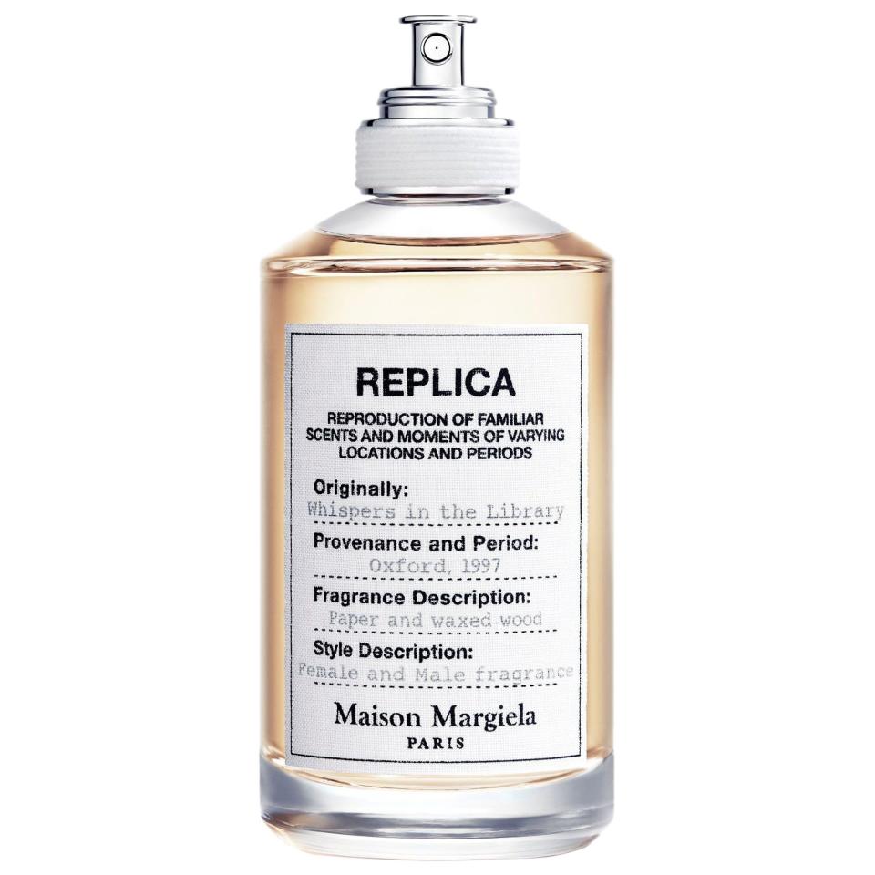 <p><strong>Maison Margiela</strong></p><p>sephora.com</p><p><strong>$130.00</strong></p><p><a href="https://go.redirectingat.com?id=74968X1596630&url=https%3A%2F%2Fwww.sephora.com%2Fproduct%2Freplica-whispers-in-library-P443394&sref=https%3A%2F%2Fwww.bestproducts.com%2Fbeauty%2Fg34275710%2Ffall-perfumes-fragrances%2F" rel="nofollow noopener" target="_blank" data-ylk="slk:Shop Now;elm:context_link;itc:0;sec:content-canvas" class="link ">Shop Now</a></p><p>Want to give your usual fragrance wardrobe a spiced-up feel? Then this luxurious fall perfume from Replica will do just the trick. It has notes reminiscent of toasty nights studying in the library, like pepper essence, tonka bean absolute, and cedarwood to give you a youthful yet sophisticated feel.</p>