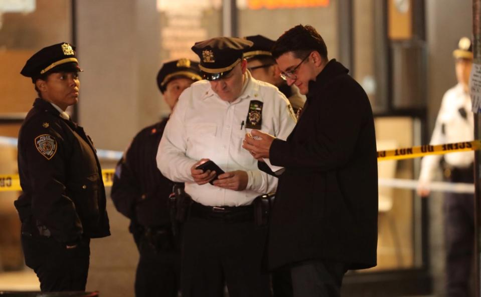 NYPD Chief of Department Jeffrey Maddrey note there is “heavy nightlife” on Roosevelt Avenue and “we’ve seen some upticks in crime so we have a contingent of officer who work out here at night to keep people safe.” G.N.Miller/NYPost