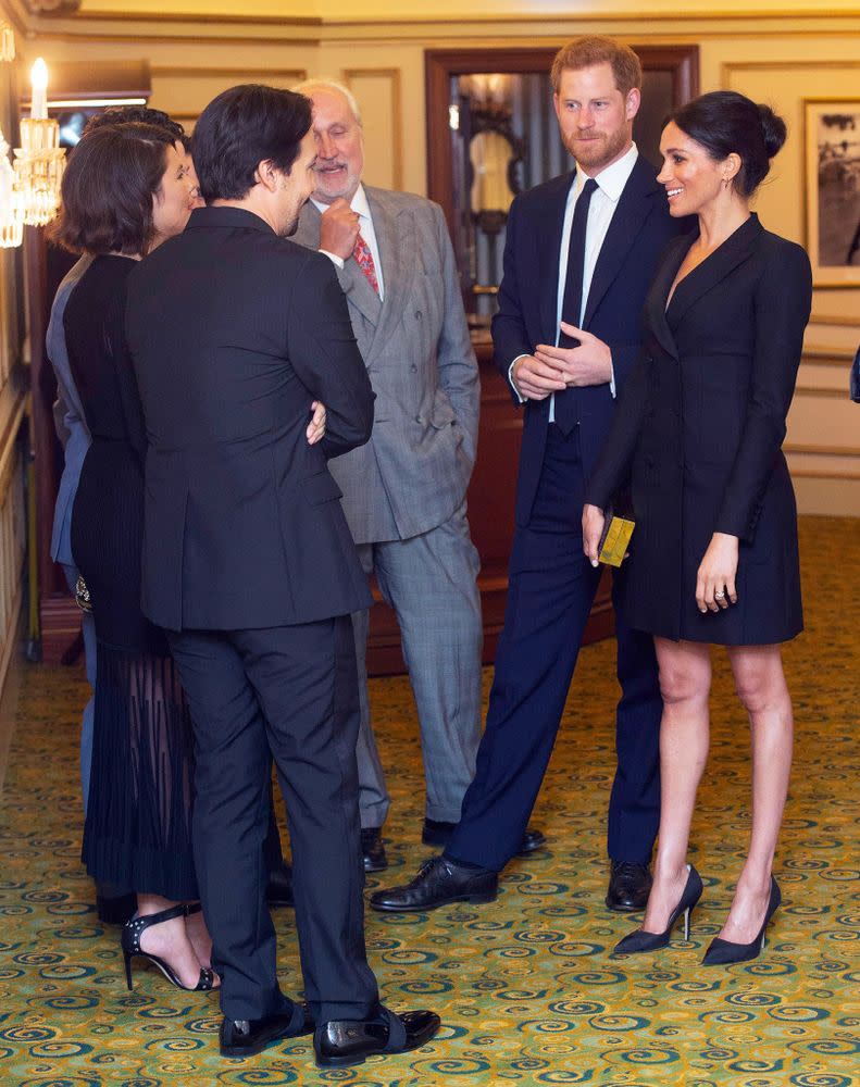 Prince Harry and Meghan Markle at <em>Hamilton </em>