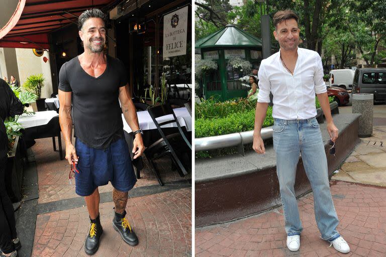 Luciano Castro y Martín Bossi, sonrientes en la presentación de las obras que llegarán a los teatros marplatenses