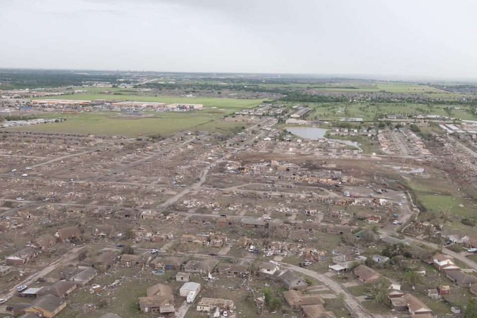 Aerial photos of tornado destruction in Moore, Okla.