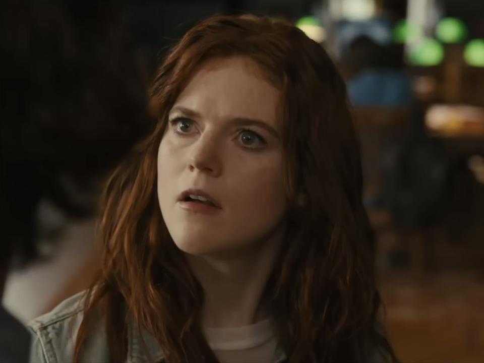 Rose Leslie as clare on hbo's the time traveler's wife tv show