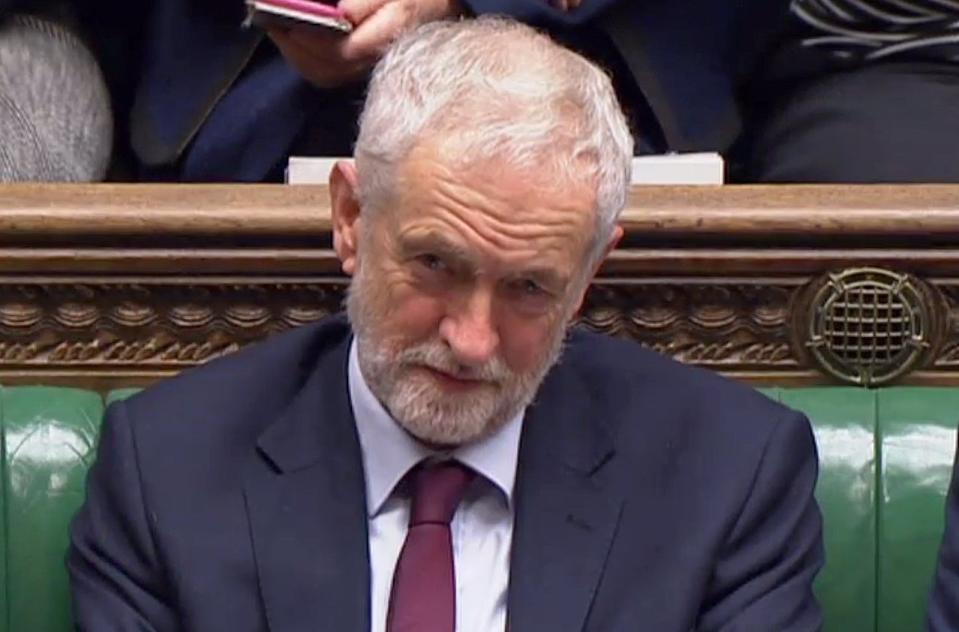 Labour party leader Jeremy Corbyn tabled a no-confidence motion in the Government (AFP/Getty Images)