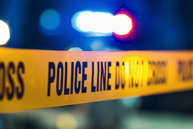 <p>Getty</p> Stock image of yellow crime scene tape