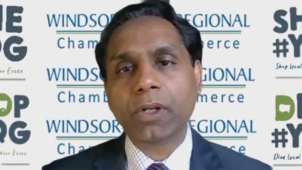 Rakesh Naidu, president and CEO of the Windsor-Essex Regional Chamber of Commerce said getting as many people vaccinated as soon as possible will help reopen the economy.