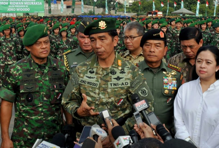 Indonesian President Joko Widodo announced plans before the crash to increase military spending to 1.5 percent of GDP -- more than $13 billion -- in coming years