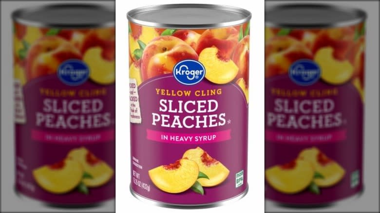 kroger sliced peaches in syrup