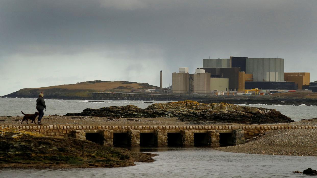 Wylfa nuclear power station on Anglesey