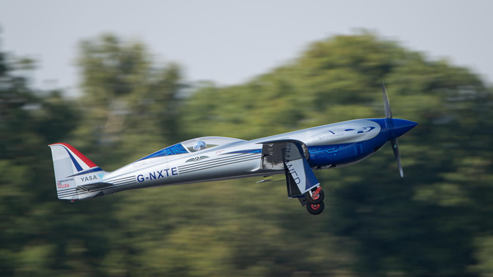 Rolls-Royce's all-electric plane, the "Spirit of Innovation"