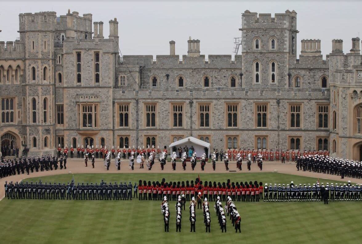 New Brunswick tourism officials took a tour of Windsor Castle during an eight-day European trip last September. They said it was to get ideas that might be applied to New Brunswick historical attractions such as King's Landing. (Lefteris Pitarakis/Associated Press - image credit)