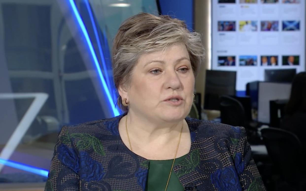 Emily Thornberry on Sky News