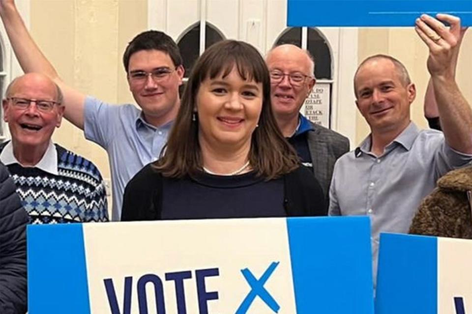 Bristol North West candidate Laura Saunders previously worked at Conservative Campaign HQ (Laura Saunders/X)