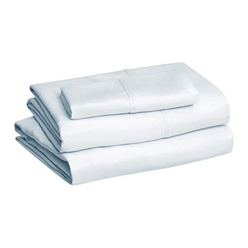 Amazon Basics Lightweight Super Soft Easy Care Bed Sheet Set - Sizes Twin through King