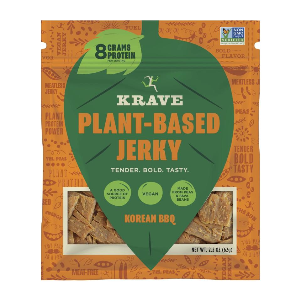 10) Krave Jerky, Korean BBQ, Plant-Based