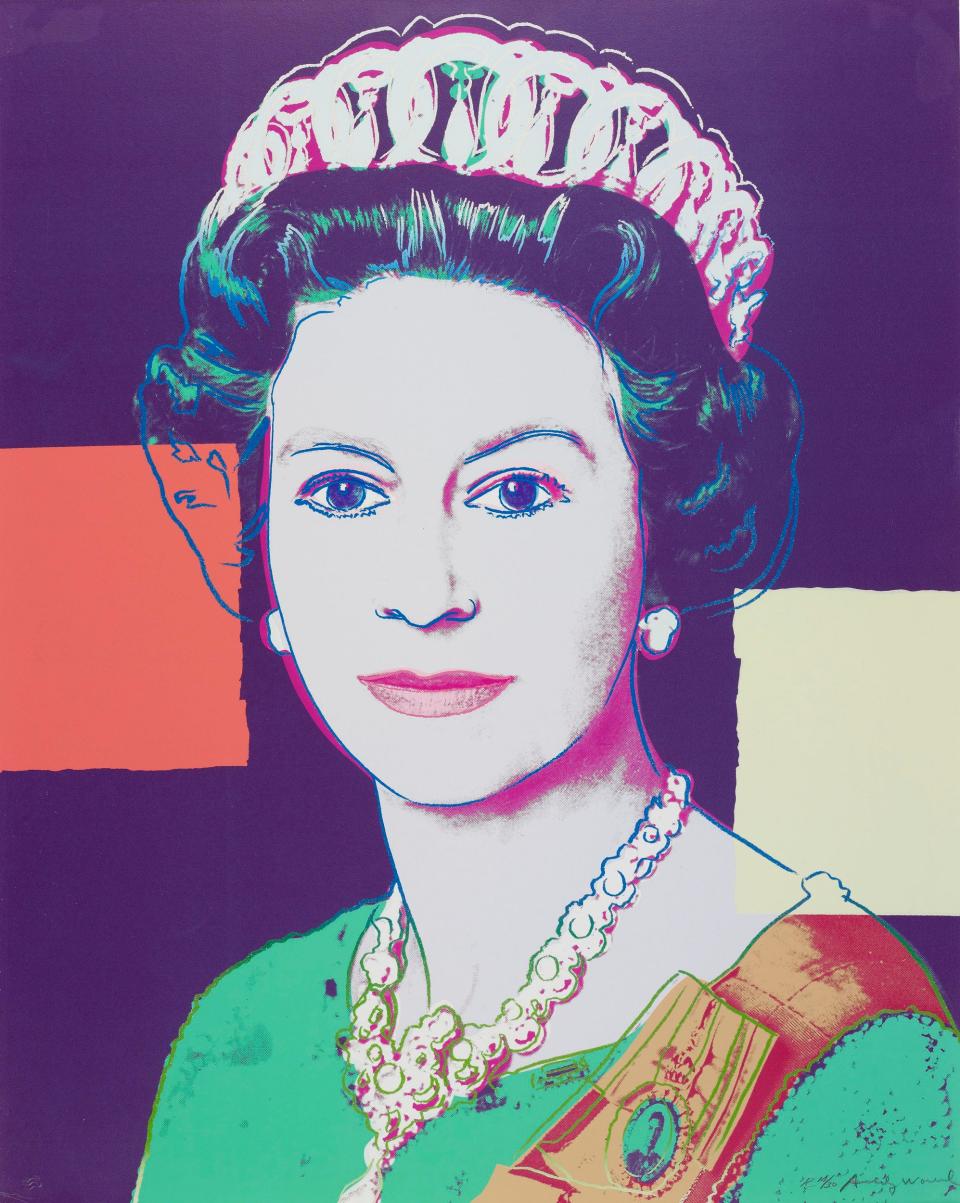 Reigning Queens (Royal Edition): Queen Elizabeth II, by Andy Warhol, 1985