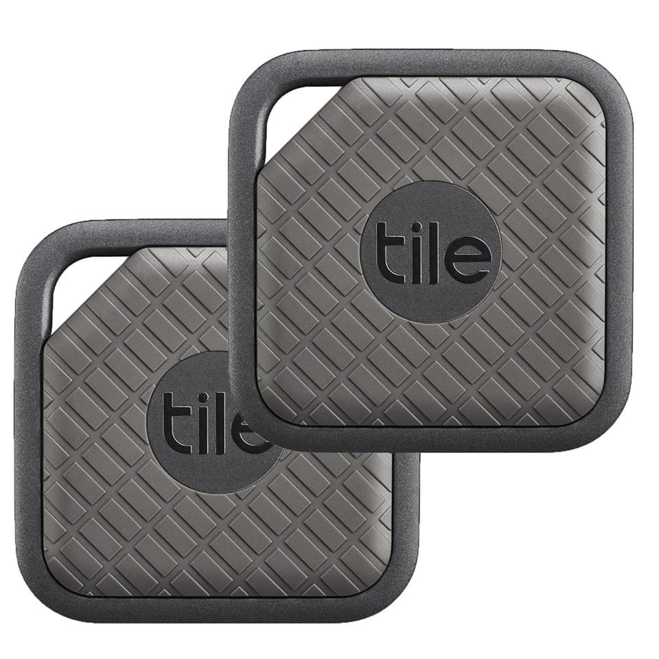 You can even use them for phones, bags, and wallets.<br /><strong>Price: <a href="https://www.amazon.com/Tile-Finder-Anything-Finder-Graphite/dp/B073QPRJ7G/?th=1" target="_blank">$60 for a 2-pack</a></strong>